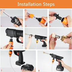 High Pressure Water CLEANING GUN